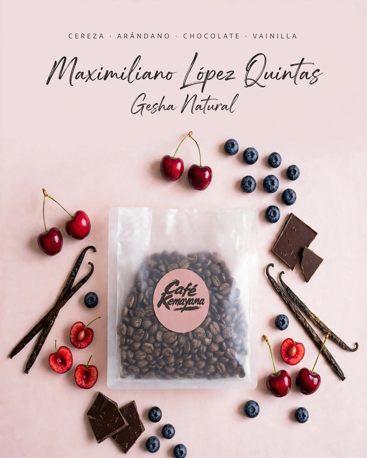 Café Gesha Natural de Maximiliano López Quintas  Montañas Mixe 250gr.